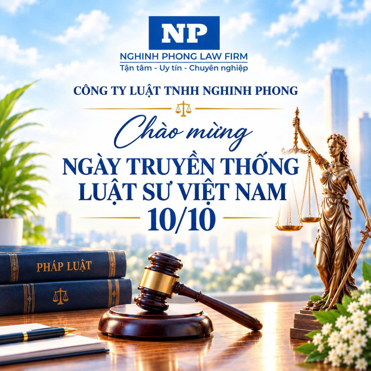 CHÀO MỪNG NGÀY TRUYỀN THỐNG LUẬT SƯ VIỆT NAM 10/10