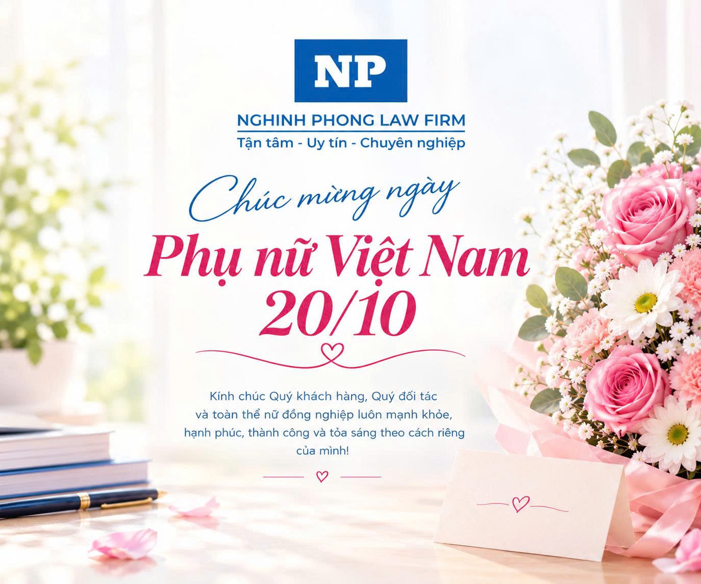 CHÚC MỪNG NGÀY PHỤ NỮ VIỆT NAM 20/10