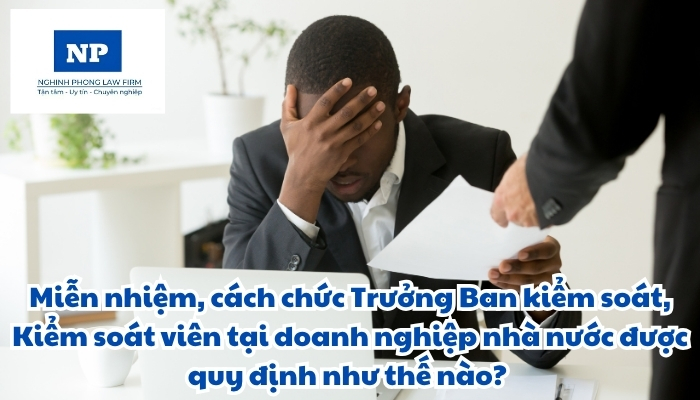 Miễn nhiệm, cách chức Trưởng Ban kiểm soát, Kiểm soát viên tại doanh nghiệp nhà nước được quy định như thế nào?