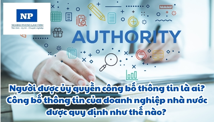 Người được ủy quyền công bố thông tin là ai? Công bố thông tin của doanh nghiệp nhà nước được quy định như thế nào?