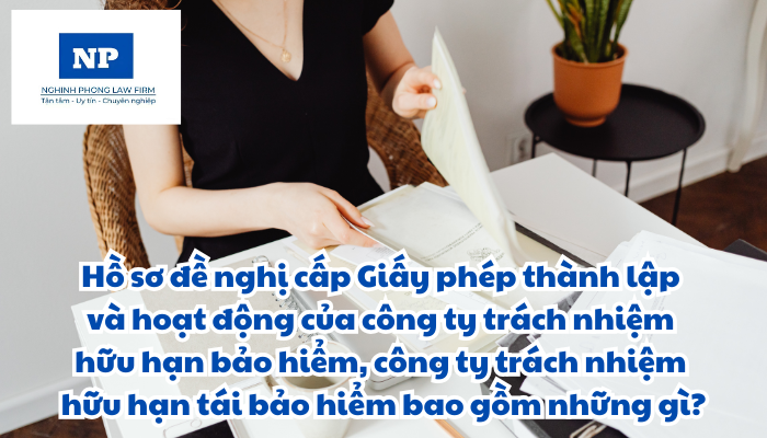 Hồ sơ đề nghị cấp Giấy phép thành lập và hoạt động của công ty trách nhiệm hữu hạn bảo hiểm, công ty trách nhiệm hữu hạn tái bảo hiểm bao gồm những gì?