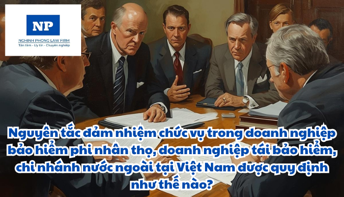 Nguyên tắc đảm nhiệm chức vụ trong doanh nghiệp bảo hiểm phi nhân thọ, doanh nghiệp tái bảo hiểm, chi nhánh nước ngoài tại Việt Nam được quy định như thế nào?