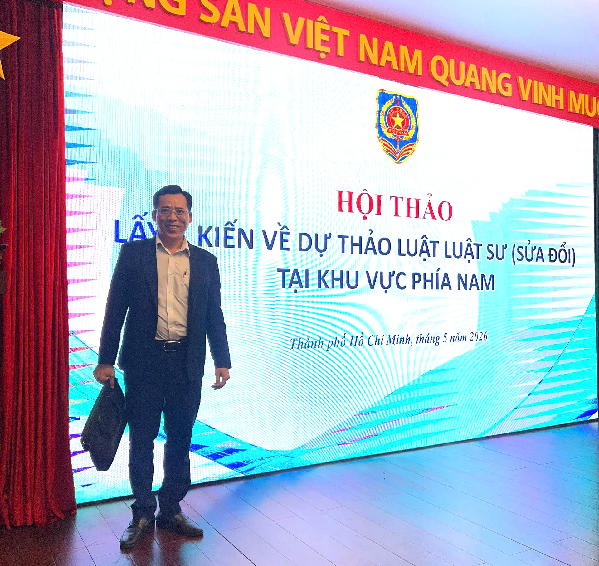 Tham dự hội thảo lấy ý kiến về dự thảo Luật Luật sư (sửa đổi) tại khu vực phía Nam