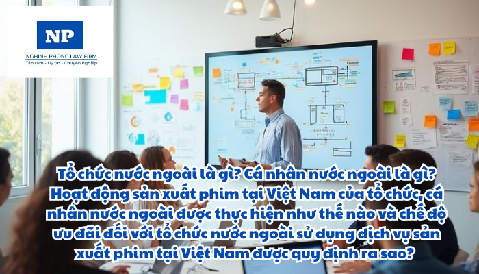Tổ chức nước ngoài là gì? Cá nhân nước ngoài là gì? Hoạt động sản xuất phim tại Việt Nam của tổ chức, cá nhân nước ngoài được thực hiện như thế nào và chế độ ưu đãi đối với tổ chức nước ngoài sử dụng dịch vụ sản xuất phim tại Việt Nam được quy định ra sao?