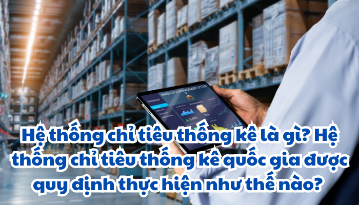 Hệ thống chỉ tiêu thống kê là gì? Hệ thống chỉ tiêu thống kê quốc gia được quy định thực hiện như thế nào?