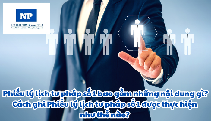 Phiếu lý lịch tư pháp số 1 bao gồm những nội dung gì? Cách ghi Phiếu lý lịch tư pháp số 1 được thực hiện như thế nào?