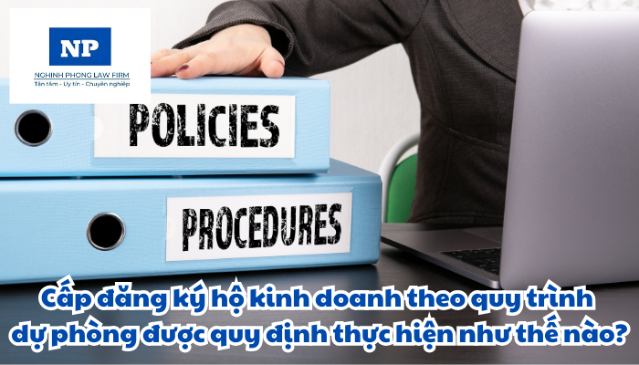 Cấp đăng ký hộ kinh doanh theo quy trình dự phòng được quy định thực hiện như thế nào?