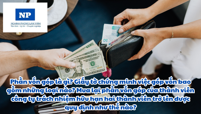 Phần vốn góp là gì? Giấy tờ chứng minh việc góp vốn bao gồm những loại nào? Mua lại phần vốn góp của thành viên công ty trách nhiệm hữu hạn hai thành viên trở lên được quy định như thế nào?
