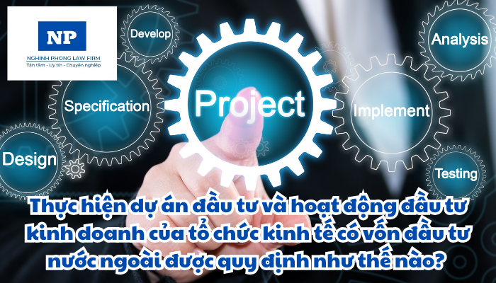 Thực hiện dự án đầu tư và hoạt động đầu tư kinh doanh của tổ chức kinh tế có vốn đầu tư nước ngoài được quy định như thế nào?