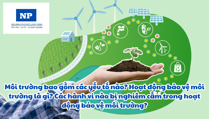 Môi trường bao gồm các yếu tố nào? Hoạt động bảo vệ môi trường là gì? Các hành vi nào bị nghiêm cấm trong hoạt động bảo vệ môi trường?