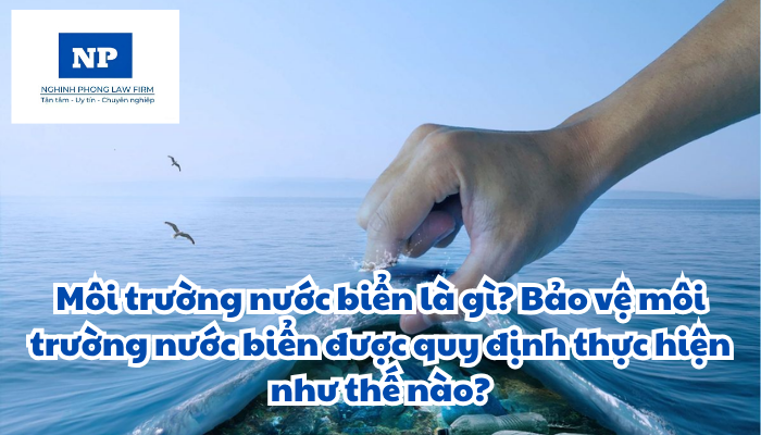 Môi trường nước biển là gì? Bảo vệ môi trường nước biển được quy định thực hiện như thế nào?