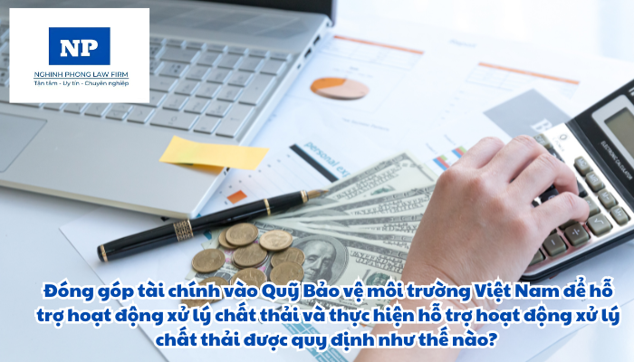 Đóng góp tài chính vào Quỹ Bảo vệ môi trường Việt Nam để hỗ trợ hoạt động xử lý chất thải và thực hiện hỗ trợ hoạt động xử lý chất thải được quy định như thế nào?