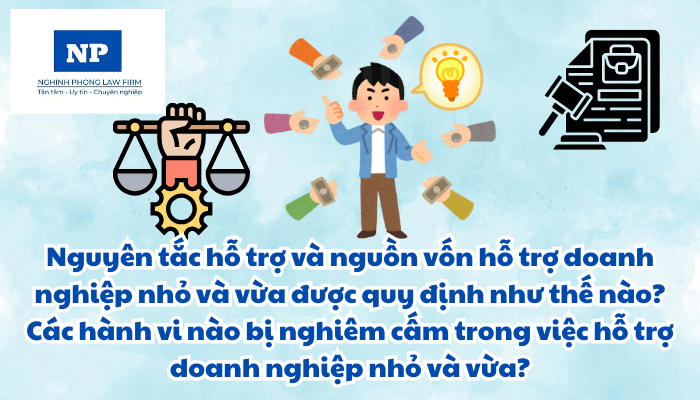Nguyên tắc hỗ trợ và nguồn vốn hỗ trợ doanh nghiệp nhỏ và vừa được quy định như thế nào? Các hành vi nào bị nghiêm cấm trong việc hỗ trợ doanh nghiệp nhỏ và vừa?