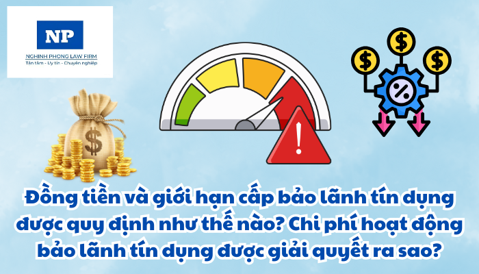 Đồng tiền và giới hạn cấp bảo lãnh tín dụng được quy định như thế nào? Chi phí hoạt động bảo lãnh tín dụng được giải quyết ra sao?