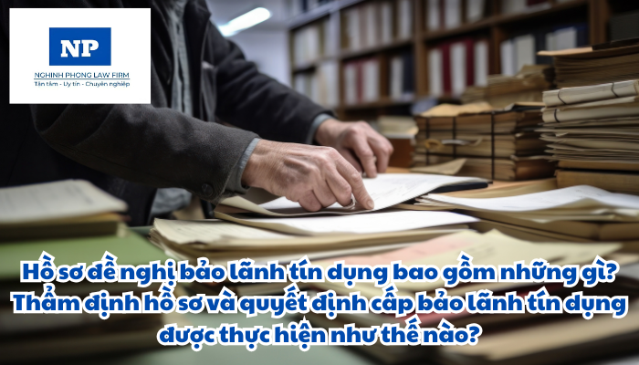 Hồ sơ đề nghị bảo lãnh tín dụng bao gồm những gì? Thẩm định hồ sơ và quyết định cấp bảo lãnh tín dụng được thực hiện như thế nào?