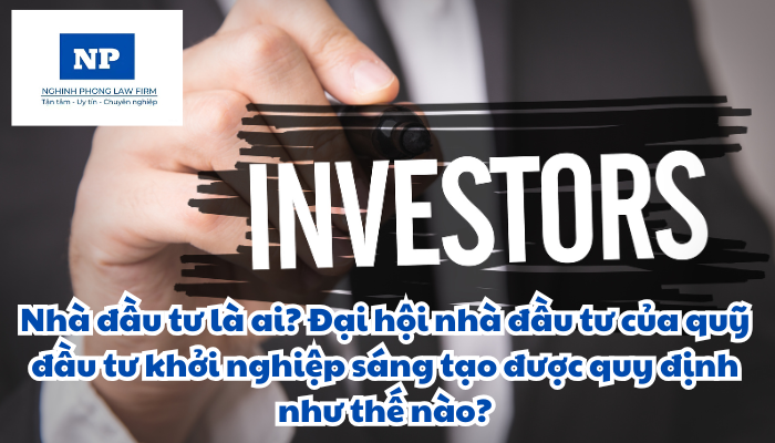 Nhà đầu tư là ai? Đại hội nhà đầu tư của quỹ đầu tư khởi nghiệp sáng tạo được quy định như thế nào?