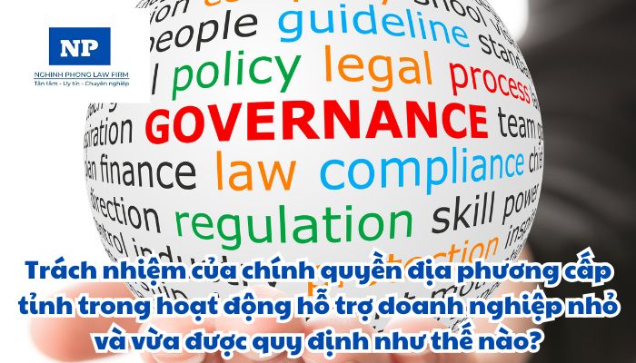 Trách nhiệm của chính quyền địa phương cấp tỉnh trong hoạt động hỗ trợ doanh nghiệp nhỏ và vừa được quy định như thế nào?