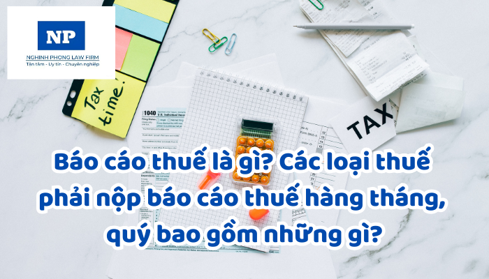 Báo cáo thuế là gì? Các loại thuế phải nộp báo cáo thuế hàng tháng, quý bao gồm những gì?