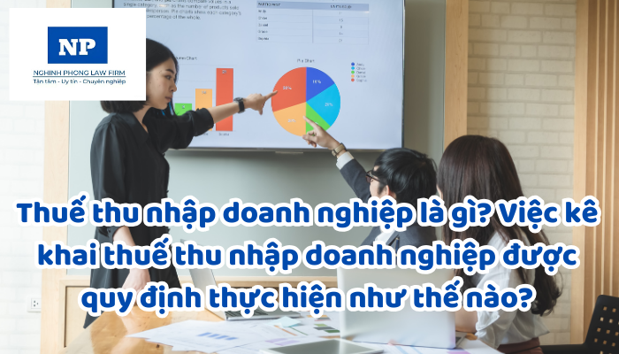 Thuế thu nhập doanh nghiệp là gì? Việc kê khai thuế thu nhập doanh nghiệp được quy định thực hiện như thế nào?