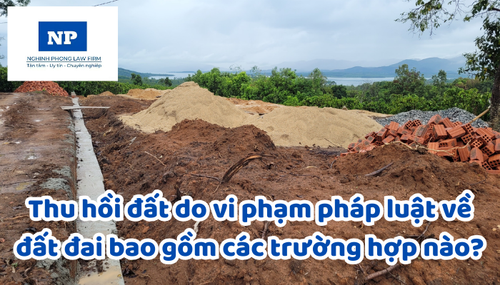 Thu hồi đất do vi phạm pháp luật về đất đai bao gồm các trường hợp nào?