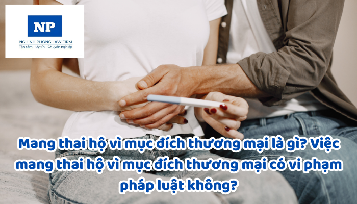 Mang thai hộ vì mục đích thương mại là gì? Việc mang thai hộ vì mục đích thương mại có vi phạm pháp luật không? Nếu có sẽ bị xử phạt như thế nào?